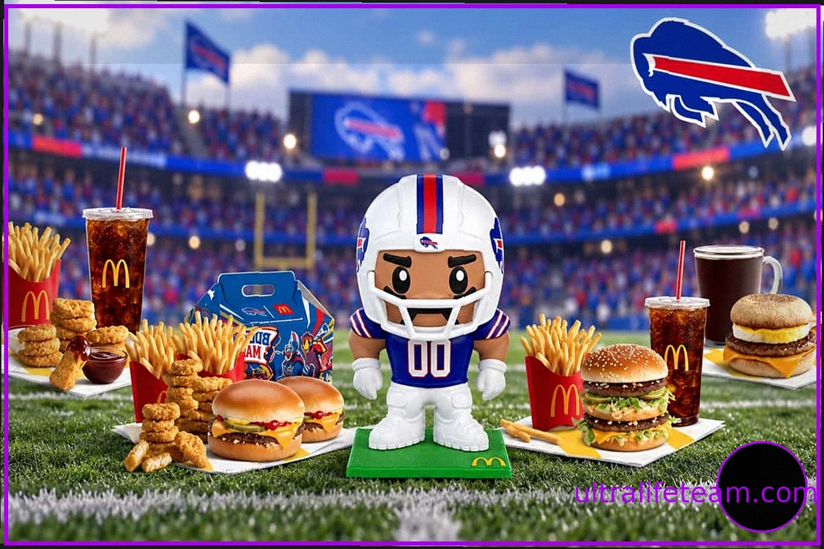 McDonald's lanza en Nueva York la Comida CollectiBILLS con figuras coleccionables de los Bills